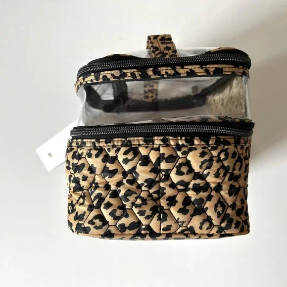Lug Whoosh Clearview Cosmetic Case Spotted Leopard - Picture 8 of 12